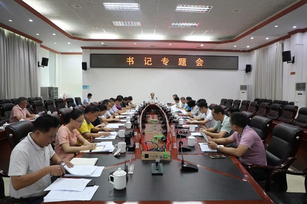 查堵点破难题促发展白沙县委书记刘蔚率队调研项目建设工作