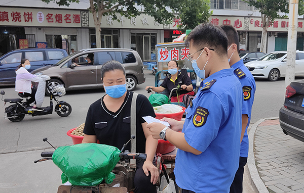 景县城市管理综合行政执法局：党员冲锋在前 筑牢疫情防控安全屏障