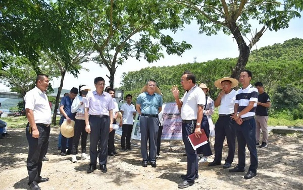 海南省第二生态环境保护督察组到万宁小海、老爷海督导调研