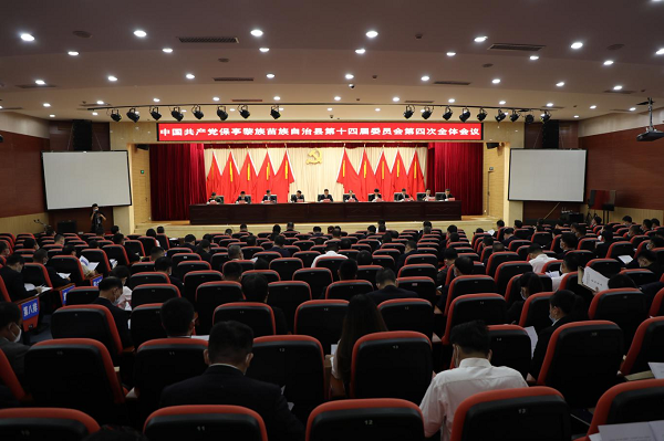 中国共产党保亭黎族苗族自治县第十四届委员会第四次全体会议召开