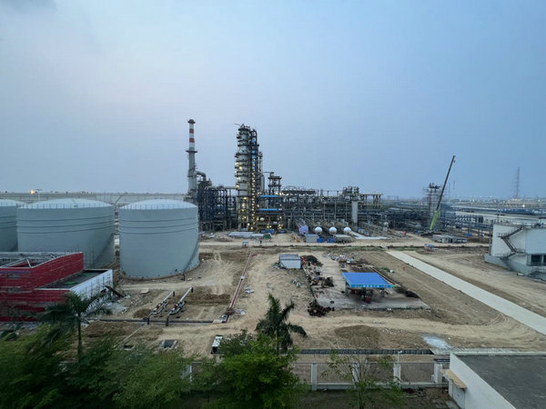 年200万吨沥青生产装置及配套公用工程和辅助生产设施项目即将完工