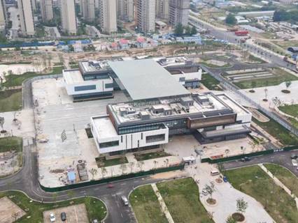 怀远县科技馆、文化馆“两馆合一”项目智能化工程加紧建设中