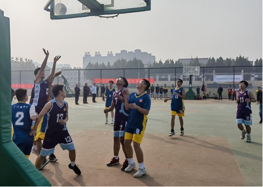 衡水景县举办中学生篮球联赛