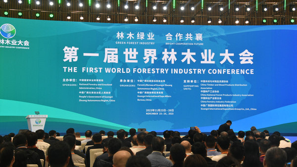 第一届世界林木业大会在广西南宁举行