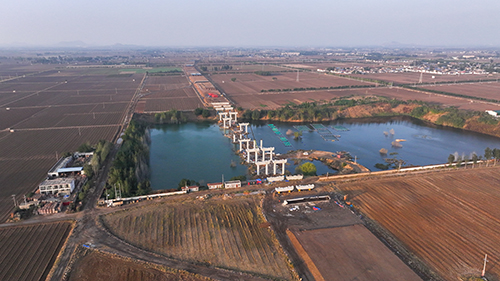 中交路建山东济微高速项目桩基施工任务完成